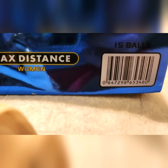 MAXFLI Max Distance Women Golf Balls 15 5 Sleeves NWT - Picture 2 of 5